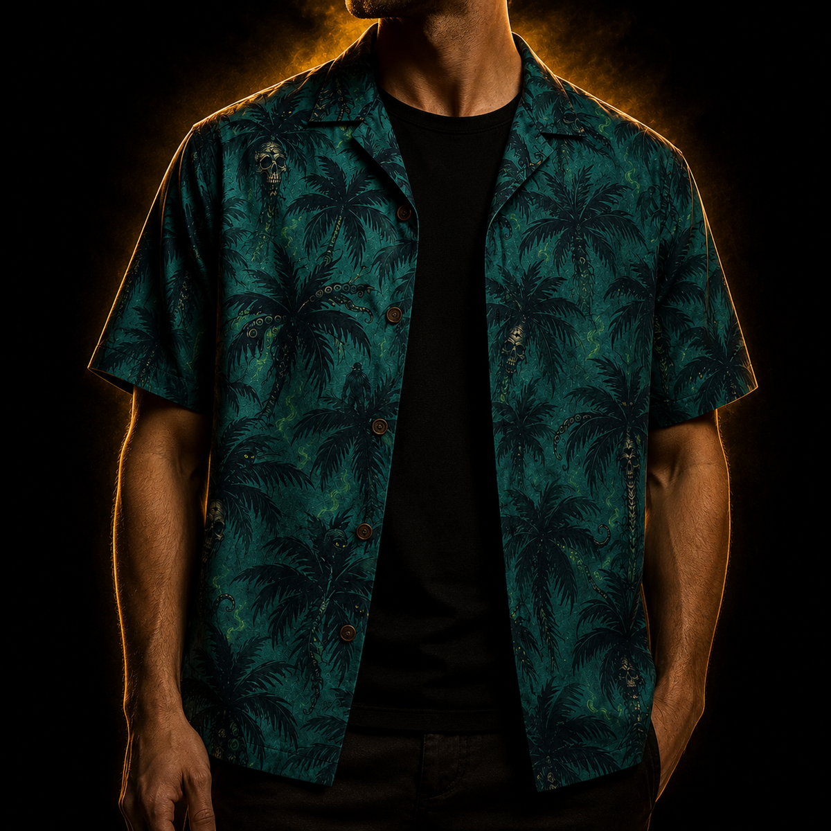 Cursed Paradise — Hidden Horror Hawaiian Shirt