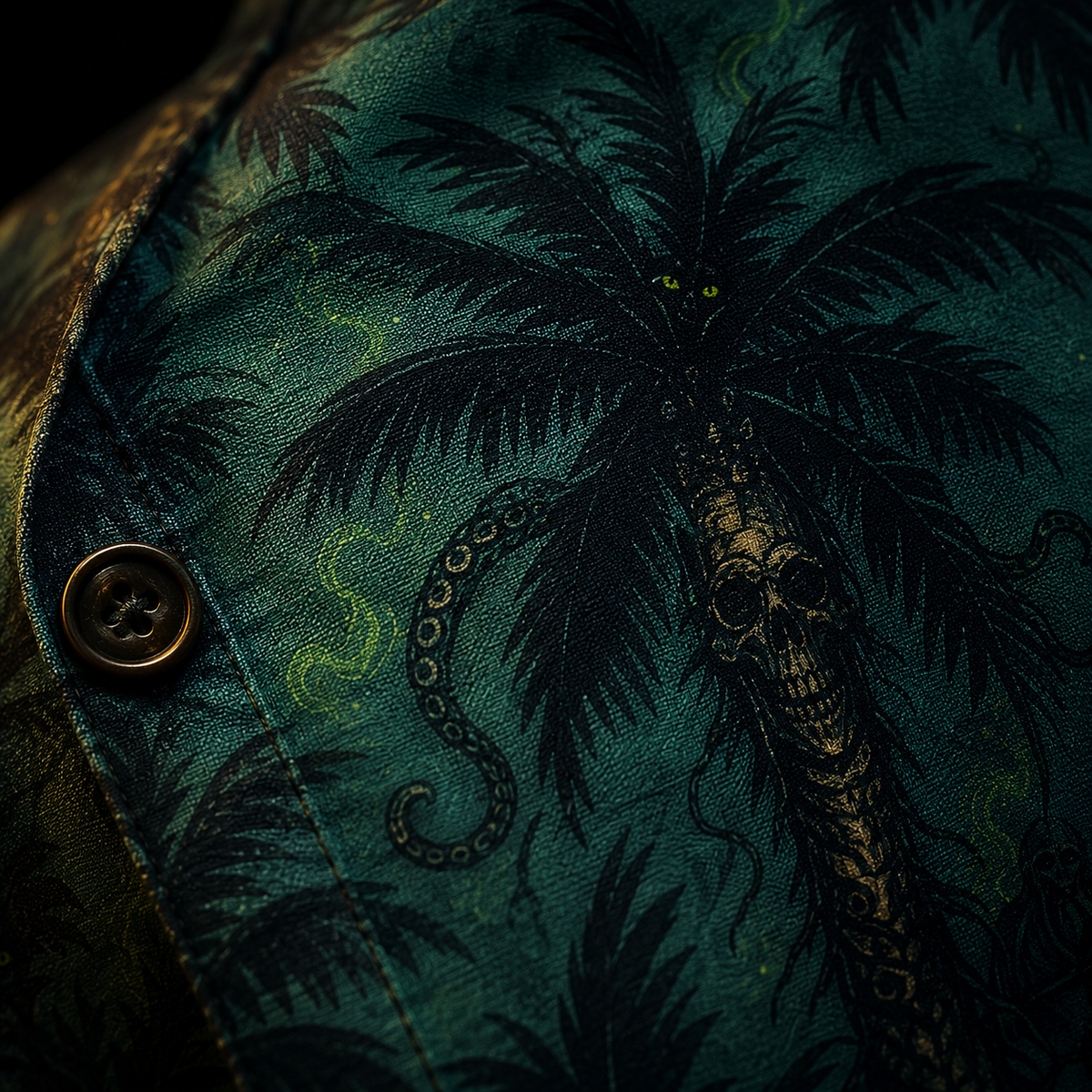 Cursed Paradise — Hidden Horror Hawaiian Shirt