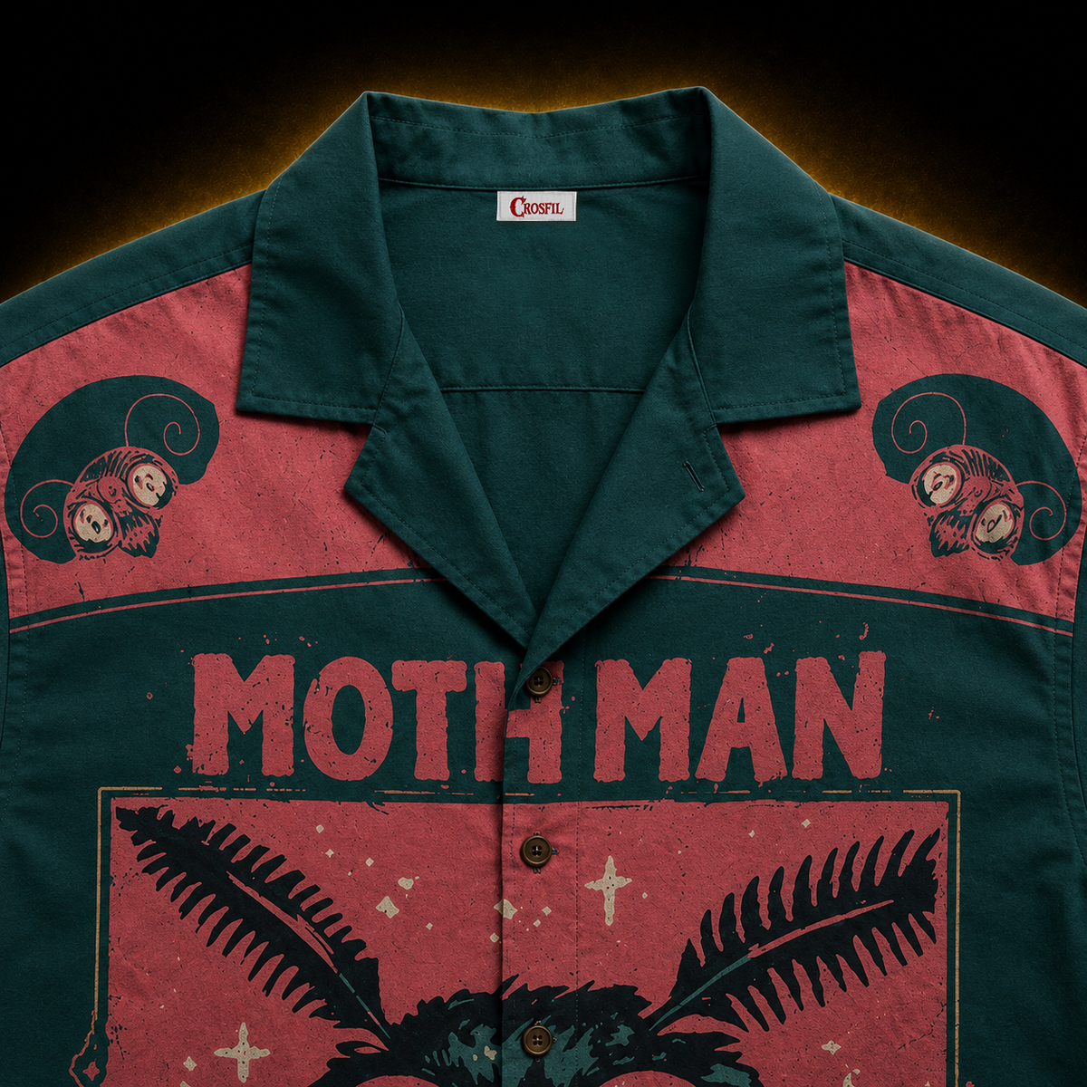 Mothman '66 — Cryptid Folklore Hawaiian Shirt | Cryptid Collection