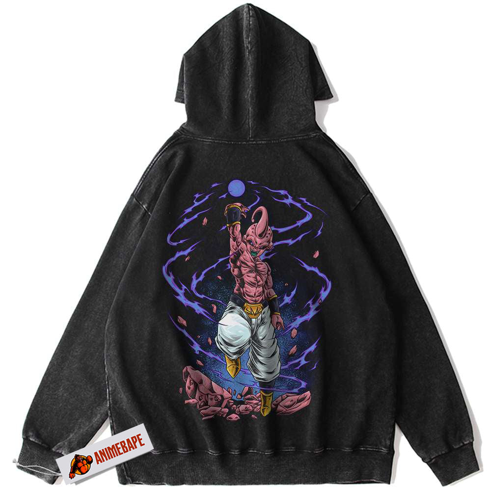 Dragon Ball Z Majin Buu Vintage Hoodie, Anime Sweatshirt