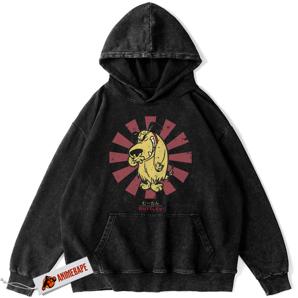 Wacky Races Animated Vintage Muttley Hoodie for Fans and Collectors