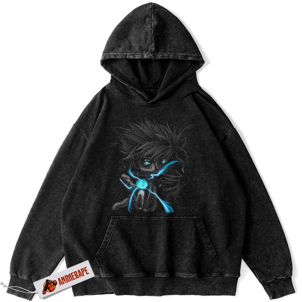 Satoru Gojo Jujutsu Kaisen Anime Vintage Hoodie for Fans