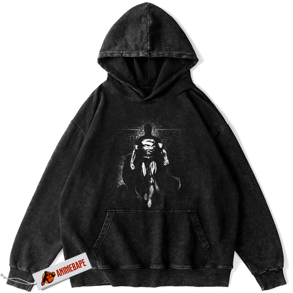 Vintage DC Comics Superman Hoodie for Fans and Collectors